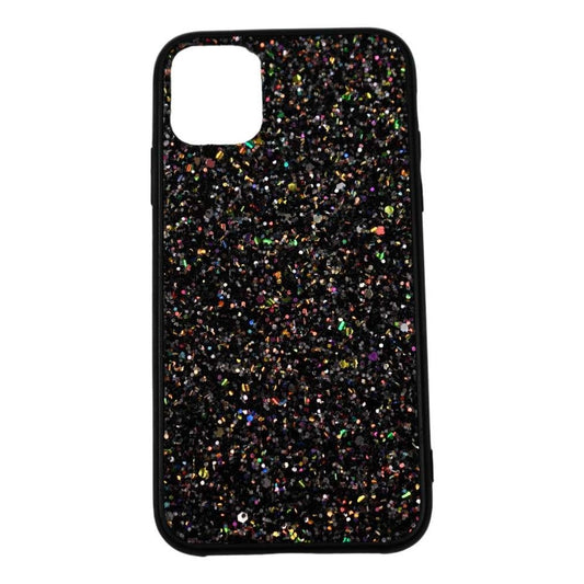 Husa de protectie pentru Apple iPhone SE 2020 Sparkling Glitter TPU Negru-0
