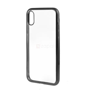 Husa de protectie pentru Apple iPhone X Tpu Electroplated Antisoc Negru-0