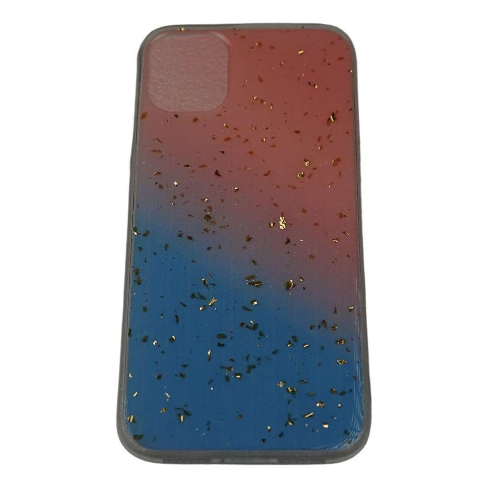 Husa de protectie pentru Apple iPhone X/XS Luxury Glitter Gradient Roz Albastru-2