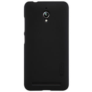 Husa de protectie pentru Asus Zenfone Go Nillkin Frosted Shield Negru + Folie de protectie-0
