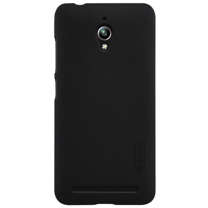 Husa de protectie pentru Asus Zenfone Go Nillkin Frosted Shield Negru + Folie de protectie-0
