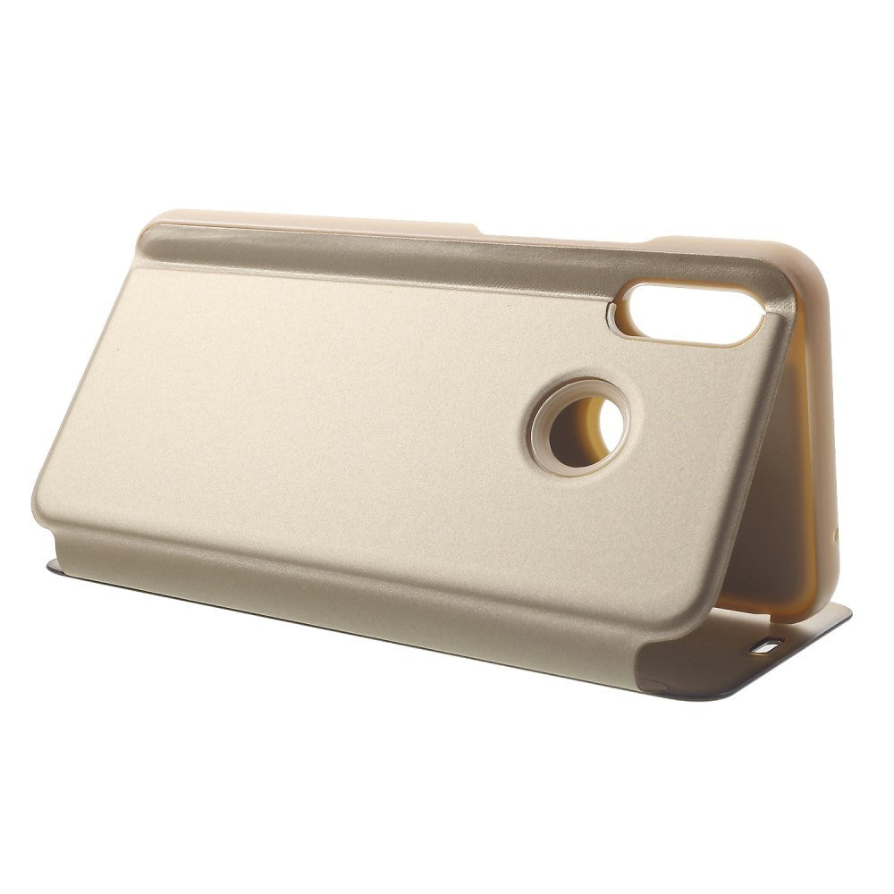 Husa de protectie pentru Huawei P Smart Flip Cover Oglinda Auriu-5