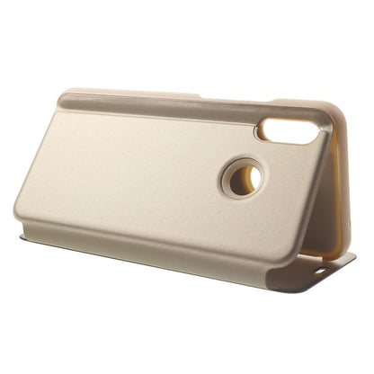 Husa de protectie pentru Huawei P Smart Flip Cover Oglinda Auriu-5