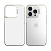 Husa de protectie pentru iPhone 14 Plus, cu suport metalic pentru camera, Bracket Series, Flippy, Protectie Antisoc, PC mat, silicon moale pe margini, Transparent-0