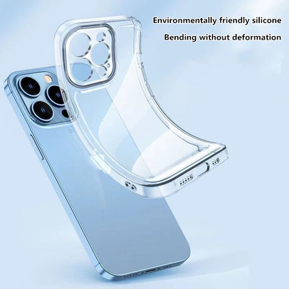 Husa de protectie pentru iPhone 14 Pro, Flippy, Space TPU Transparenta-3