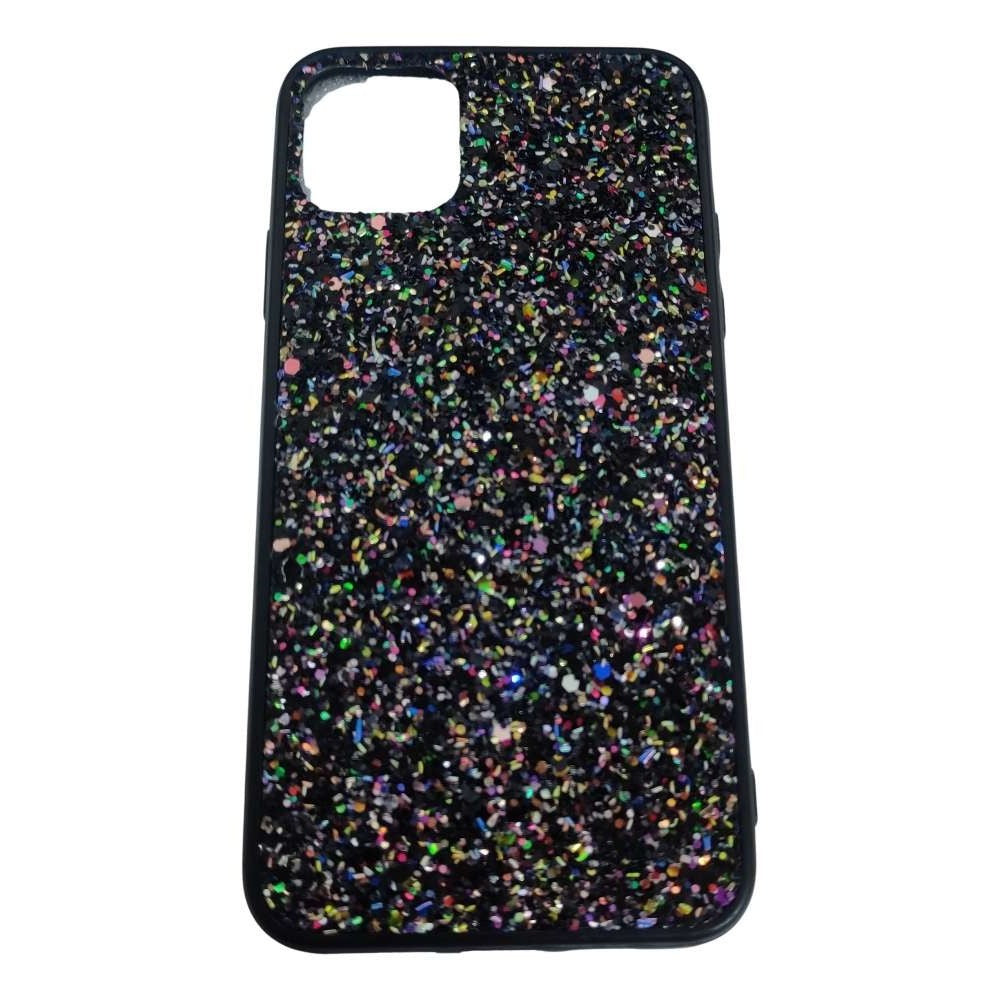 Husa de protectie pentru pentru Apple iPhone 11 Pro Max Sparkling Glitter TPU Negru-1