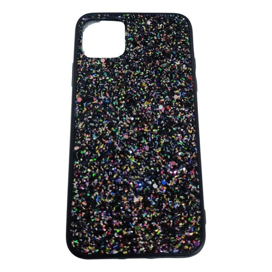 Husa de protectie pentru pentru Apple iPhone 11 Pro Max Sparkling Glitter TPU Negru-1