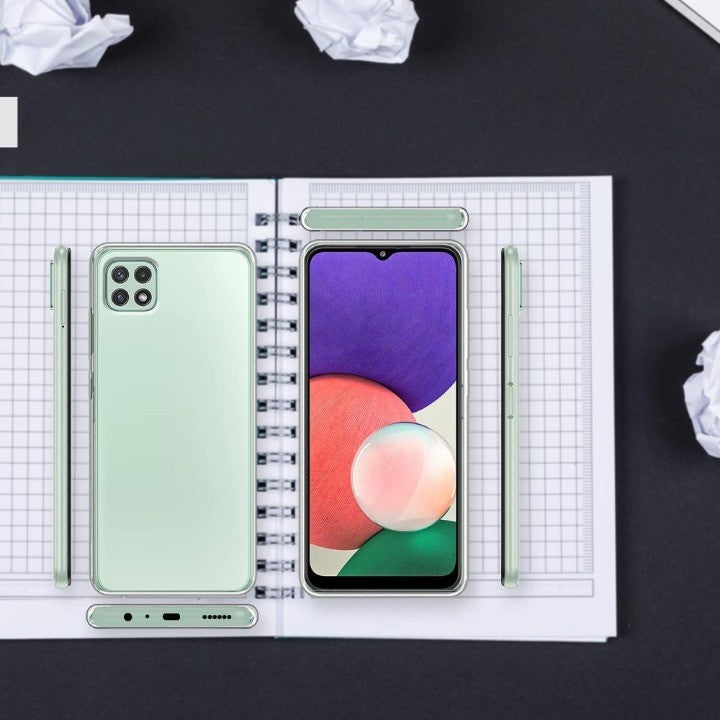 Husa de protectie pentru Samsung Galaxy A22 5G, Flippy, TPU Transparenta-5