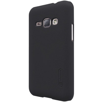 Husa de protectie pentru Samsung Galaxy J1 2015 Nillkin Frosted Shield Negru + Folie de protectie-4