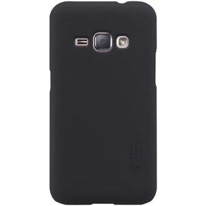 Husa de protectie pentru Samsung Galaxy J1 2015 Nillkin Frosted Shield Negru + Folie de protectie-0