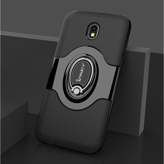 Husa de protectie pentru Samsung Galaxy J7 2017 Ipaky Ring Negru-1