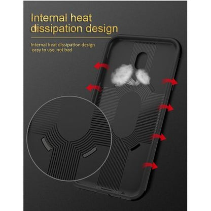 Husa de protectie pentru Samsung Galaxy J7 2017 Ipaky Ring Negru-2