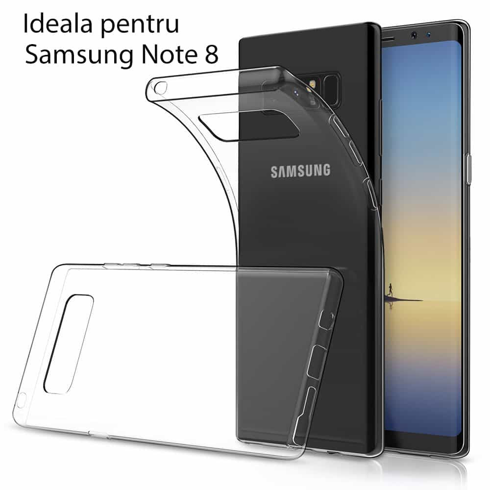 Husa de protectie pentru Samsung Galaxy Note 8 G-CASE Transparent-4