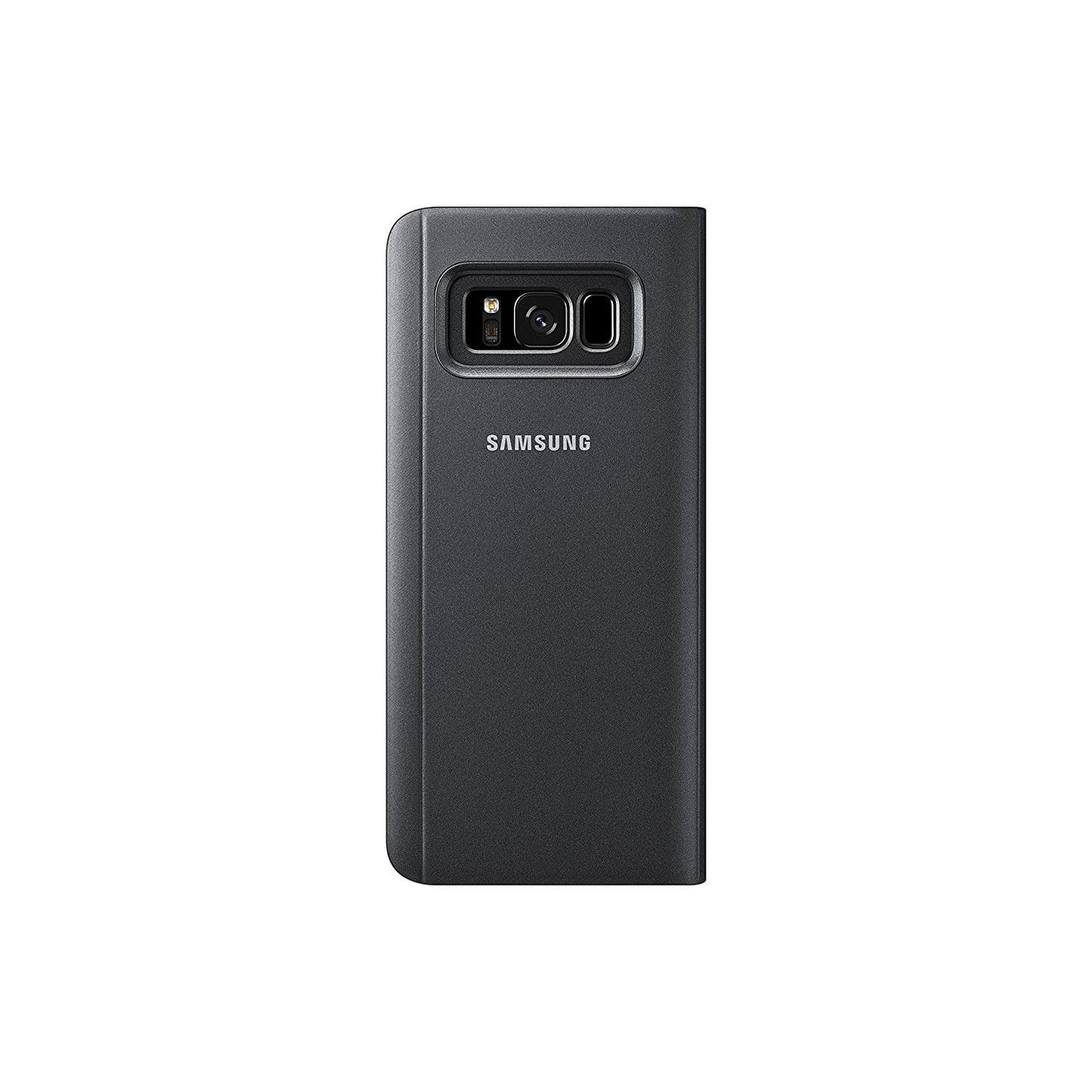Husa de protectie pentru Samsung Galaxy S8 Plus Flip Cover Oglinda Negru-5