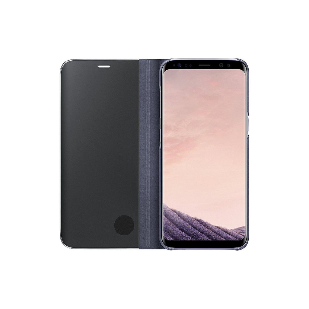 Husa de protectie pentru Samsung Galaxy S8 Plus Flip Cover Oglinda Negru-6