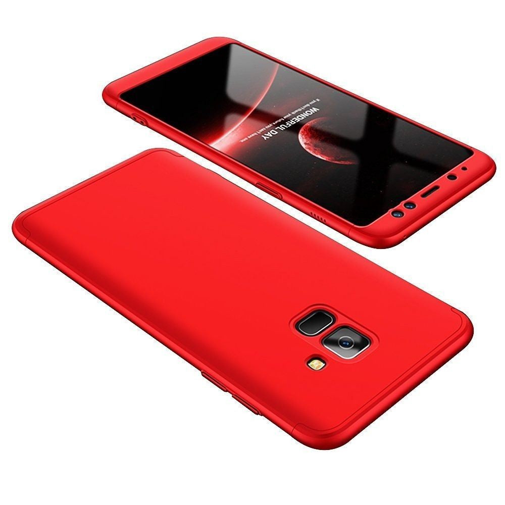 Husa de protectie pentru Samsung Galaxy S8 Ultra-subtire 3 in 1 Rosu-1