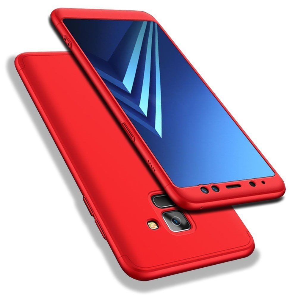 Husa de protectie pentru Samsung Galaxy S8 Ultra-subtire 3 in 1 Rosu-2