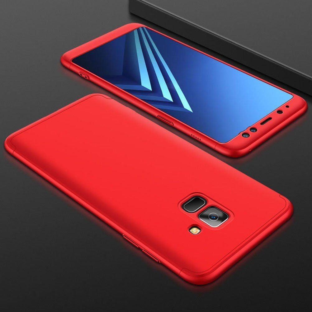 Husa de protectie pentru Samsung Galaxy S8 Ultra-subtire 3 in 1 Rosu-3