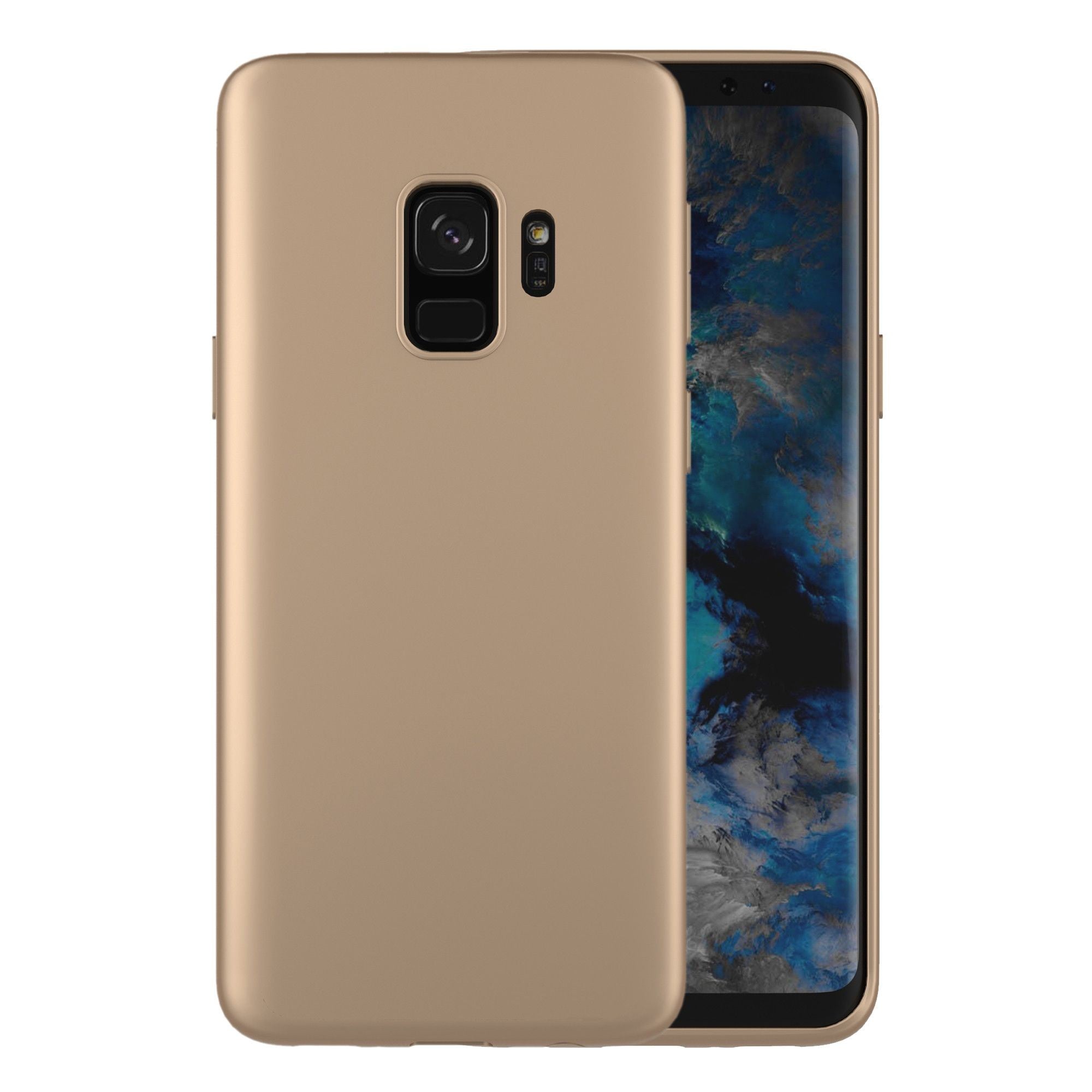Husa de protectie pentru Samsung Galaxy S9 Luxury Case Auriu-1