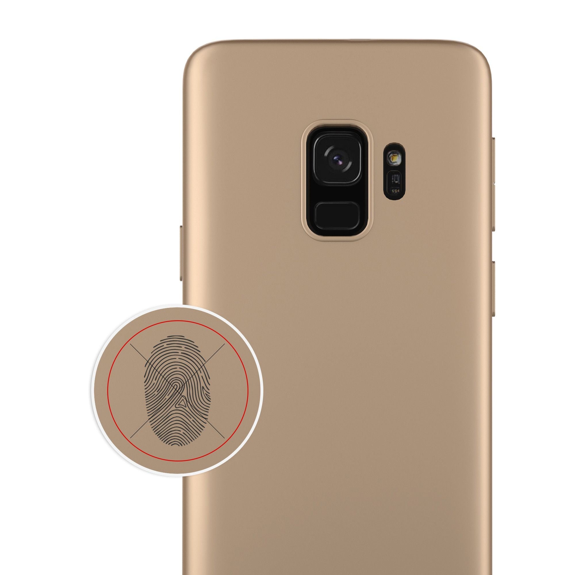 Husa de protectie pentru Samsung Galaxy S9 Luxury Case Auriu-2