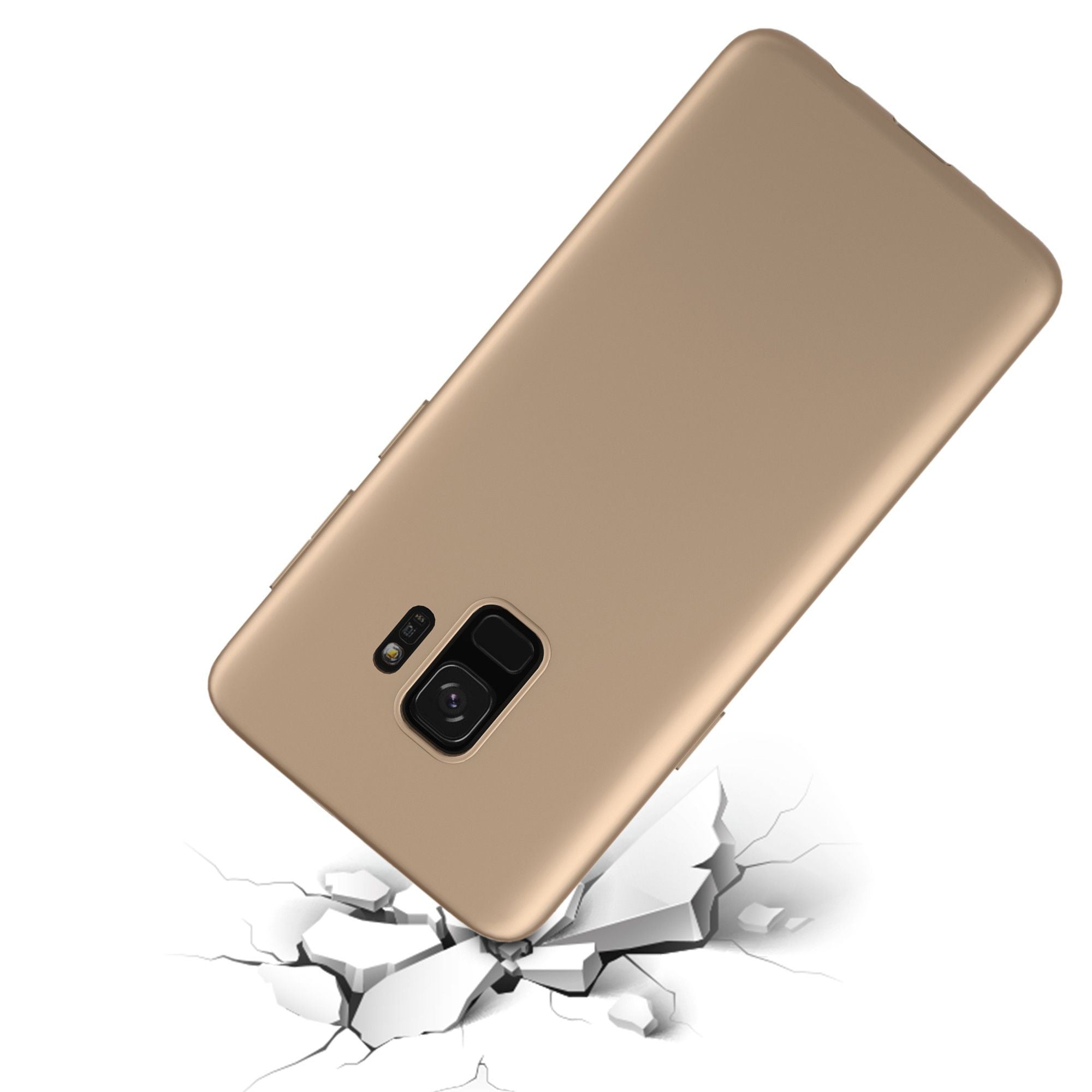 Husa de protectie pentru Samsung Galaxy S9 Luxury Case Auriu-3