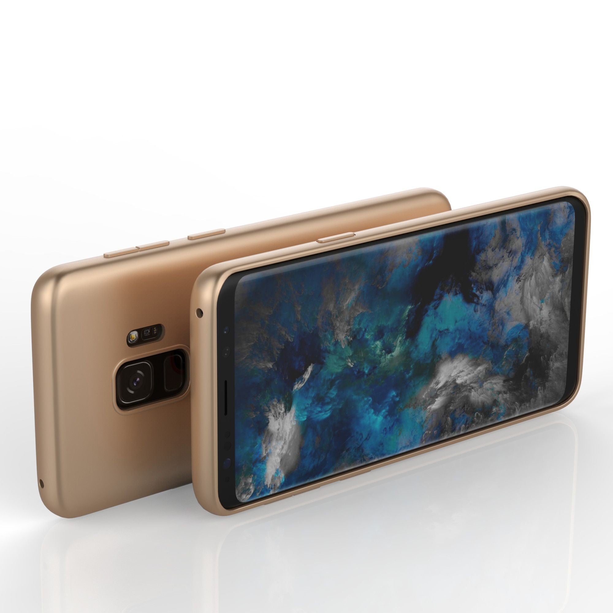 Husa de protectie pentru Samsung Galaxy S9 Luxury Case Auriu-5