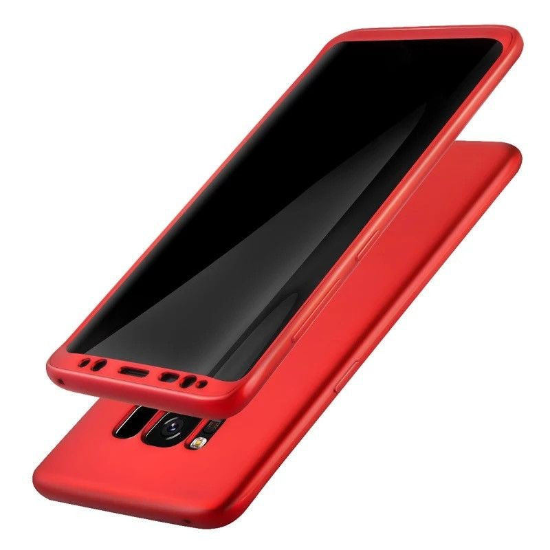 Husa de protectie pentru Samsung Galaxy S9 Plus Full Silicone Rosu-2