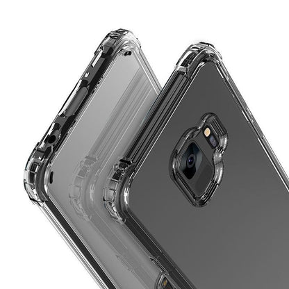 Husa de protectie pentru Samsung Galaxy S9 Tpu Antisoc Negru Transparent-3