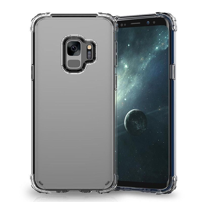 Husa de protectie pentru Samsung Galaxy S9 Tpu Antisoc Negru Transparent-0