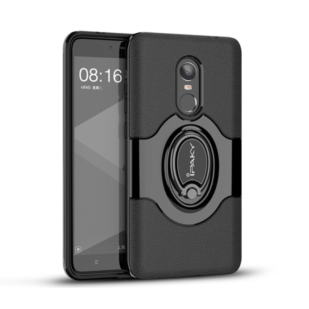 Husa de protectie pentru Xiaomi Redmi Note 4X Ipaky Ring Negru-1