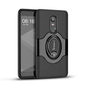 Husa de protectie pentru Xiaomi Redmi Note 4X Ipaky Ring Negru-0