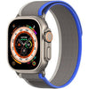 Curea textila DuxDucis Velcro Sports YJ compatibila cu Apple Watch 4/5/6/7/8/SE/Ultra 42/44/45/49mm Gray/Blue