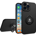 Husa Eagle Eye cu Stand pentru Samsung A03 4G, Negru, Suport Auto Magnetic, Protectie Antisoc, Flippy-0