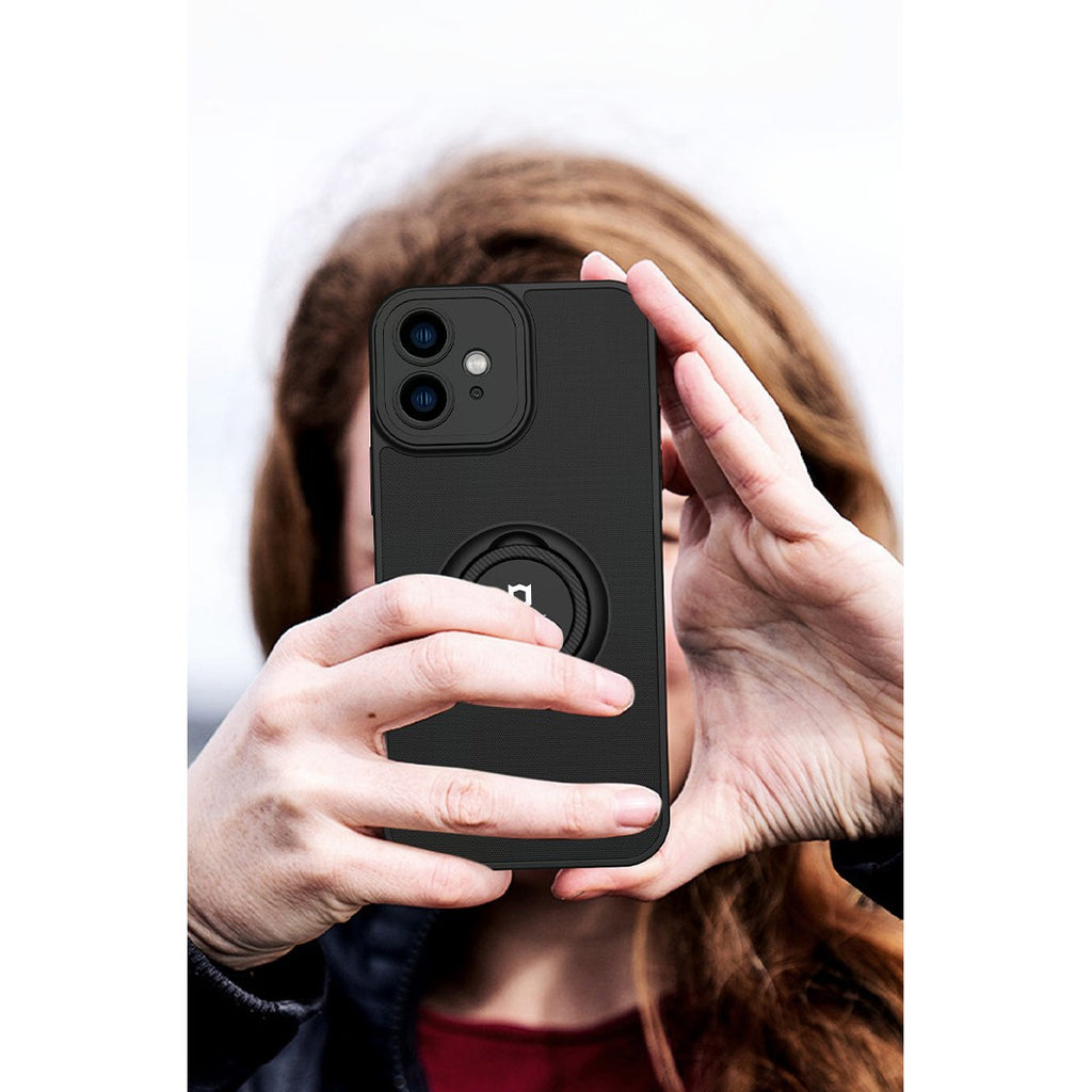 Husa Eagle Eye cu Stand pentru Samsung A52 5G, Negru, Suport Auto Magnetic, Protectie Antisoc, Flippy-3