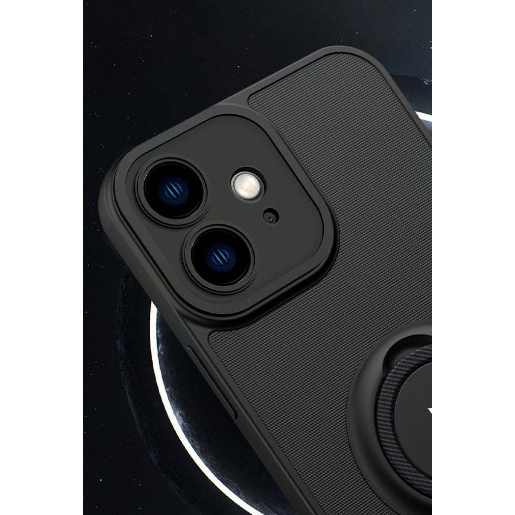 Husa Eagle Eye cu Stand pentru Motorola G22, Negru, Suport Auto Magnetic, Protectie Antisoc, Flippy-1