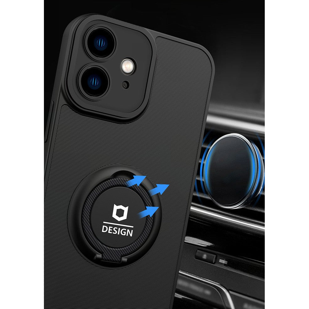 Husa Eagle Eye cu Stand pentru Motorola G22, Negru, Suport Auto Magnetic, Protectie Antisoc, Flippy-2