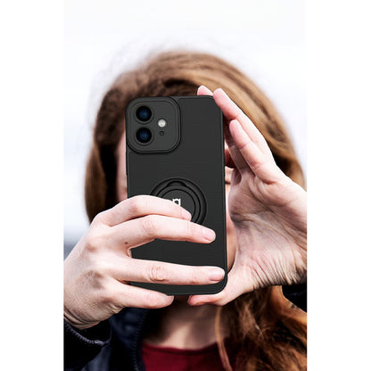 Husa Eagle Eye cu Stand pentru Motorola G22, Negru, Suport Auto Magnetic, Protectie Antisoc, Flippy-3