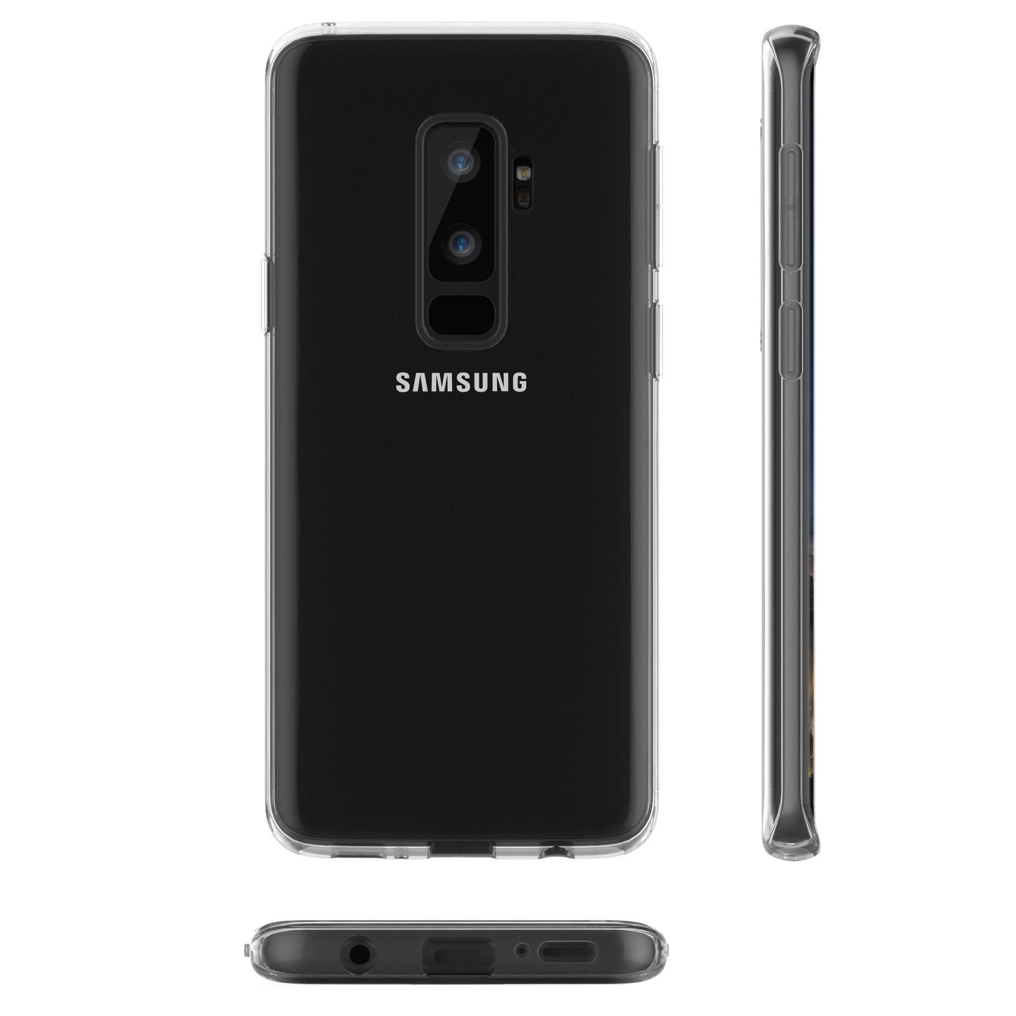 Husa Flippy compatibila cu Samsung A8 2018 0.3 mm Tpu Transparent-2