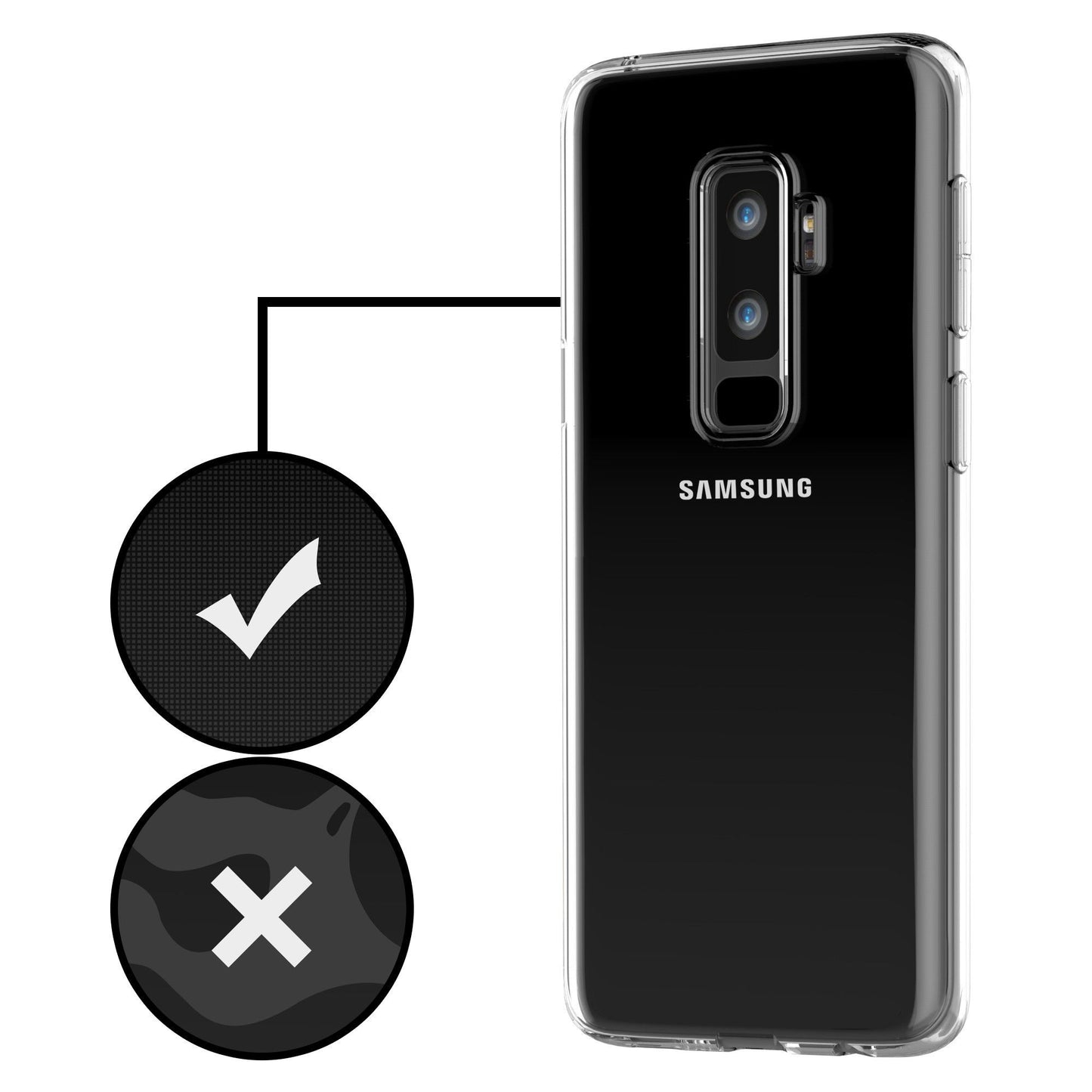 Husa Flippy compatibila cu Samsung A8 2018 0.3 mm Tpu Transparent-6