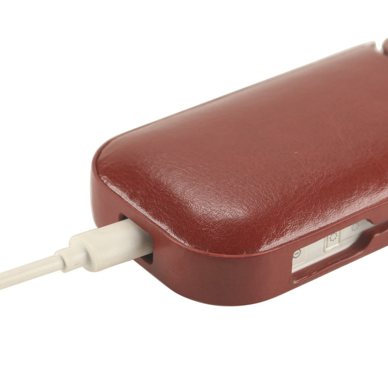 Husa Flippy pentru IQOS 2.4 Plus, Capac de Protectie, Anti Soc si Zgarieturi, din Piele Ecologica, 43 g, 12 x 6 x 2.5 cm, Maro-2