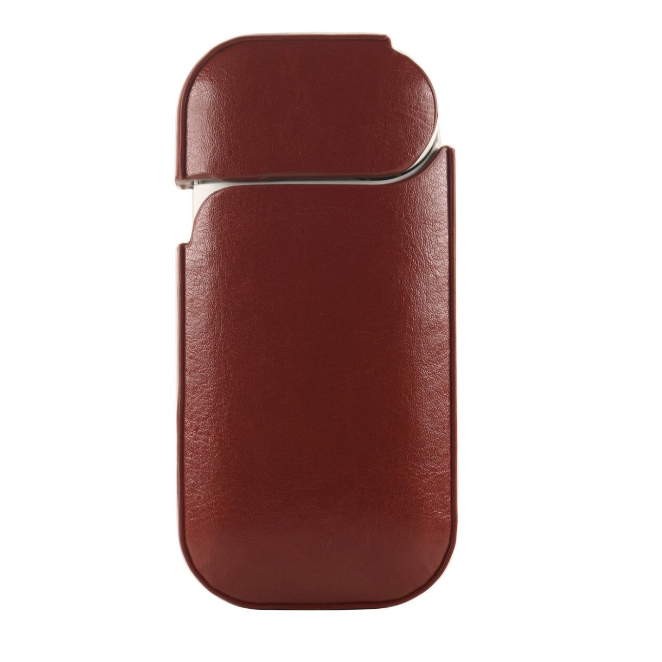 Husa Flippy pentru IQOS 2.4 Plus, Capac de Protectie, Anti Soc si Zgarieturi, din Piele Ecologica, 43 g, 12 x 6 x 2.5 cm, Maro-3