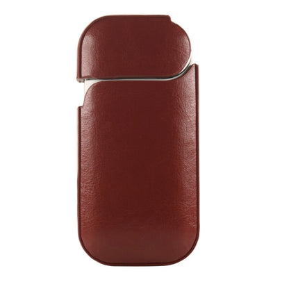 Husa Flippy pentru IQOS 2.4 Plus, Capac de Protectie, Anti Soc si Zgarieturi, din Piele Ecologica, 43 g, 12 x 6 x 2.5 cm, Maro-3