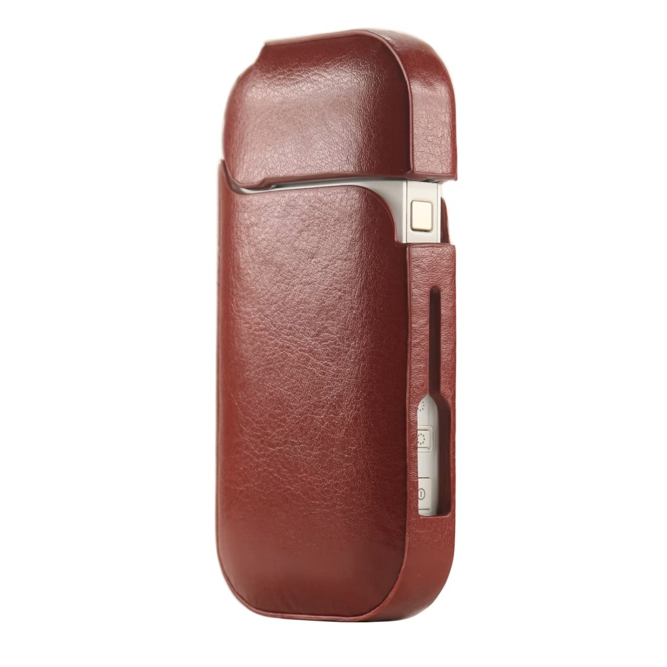 Husa Flippy pentru IQOS 2.4 Plus, Capac de Protectie, Anti Soc si Zgarieturi, din Piele Ecologica, 43 g, 12 x 6 x 2.5 cm, Maro-5