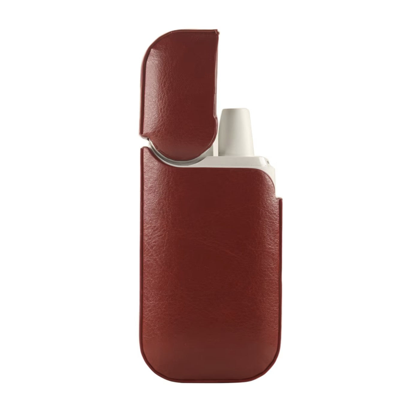 Husa Flippy pentru IQOS 2.4 Plus, Capac de Protectie, Anti Soc si Zgarieturi, din Piele Ecologica, 43 g, 12 x 6 x 2.5 cm, Maro-0