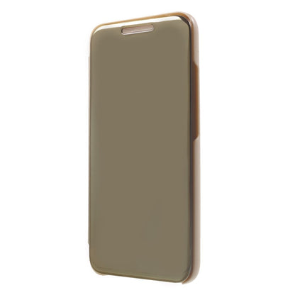 Husa Huawei Mate 20 Lite Flip Cover Oglinda Auriu-5