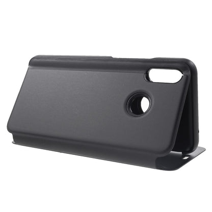 Husa Huawei P Smart Flip Cover Oglinda Negru-3