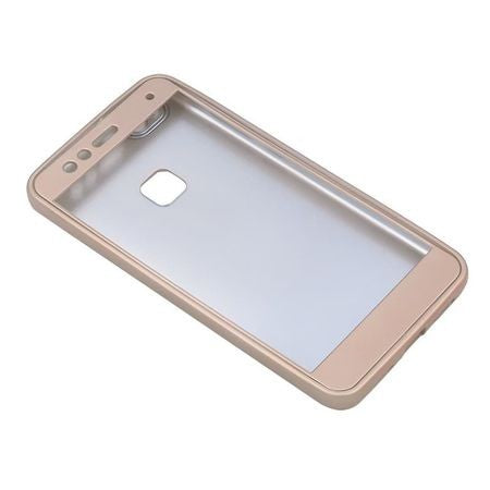 Husa Huawei P10 Plus Full Silicone 360 Auriu + Folie de protectie-2