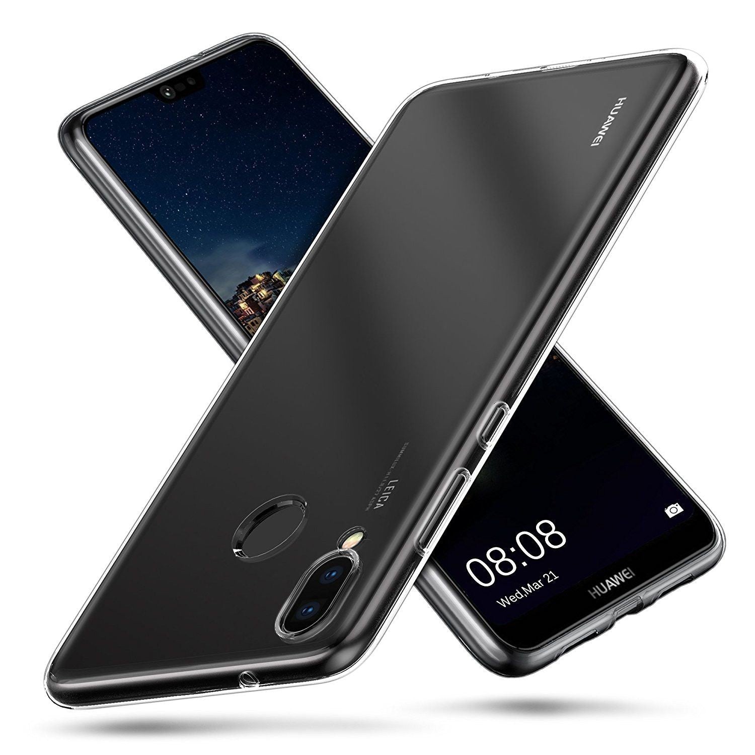 Husa Huawei P20 Lite Tpu Transparent 0.6 mm-3