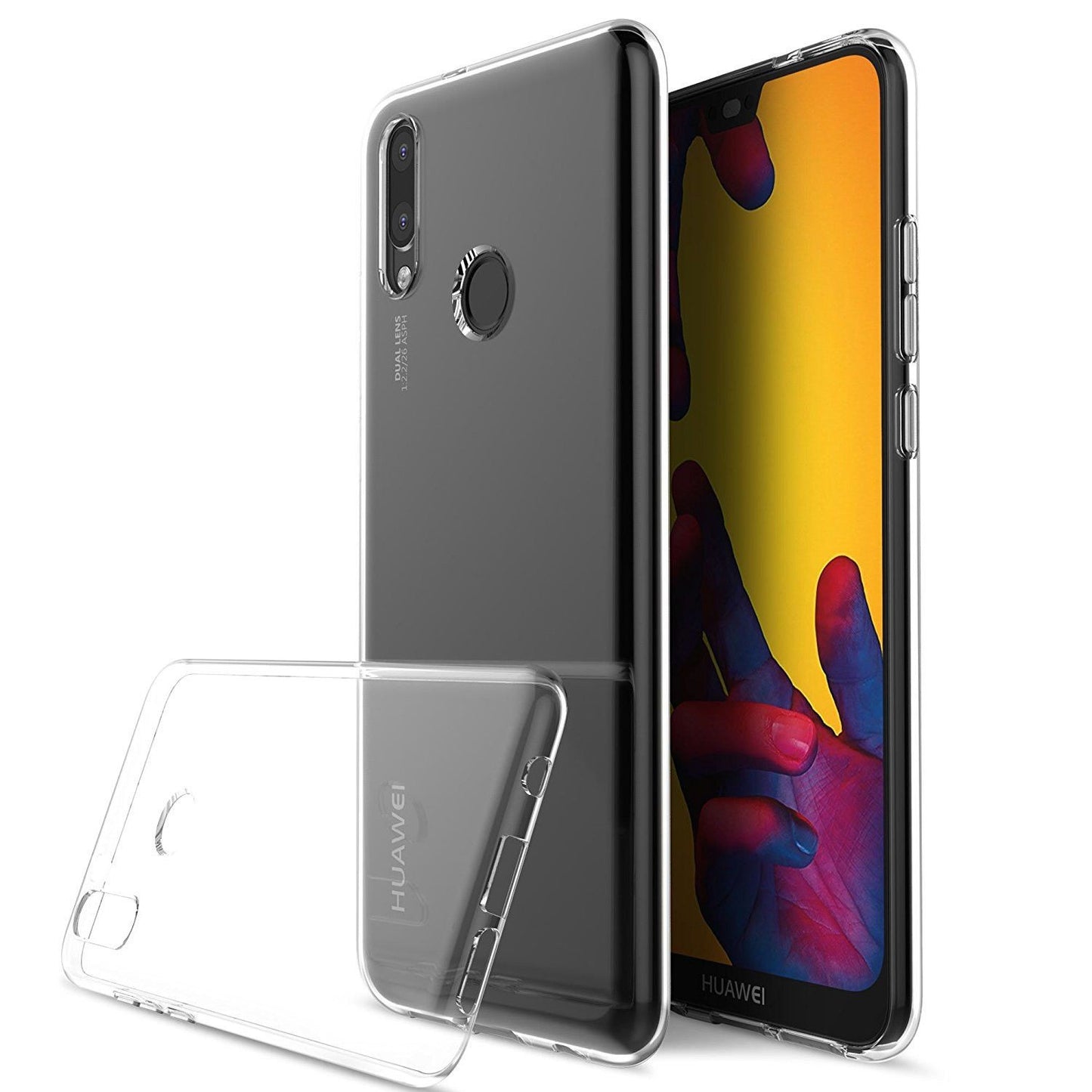 Husa Huawei P20 Lite Tpu Transparent 0.6 mm-5