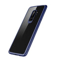 Husa Huawei P20 Lite Transparent cu Margini Albastre-0